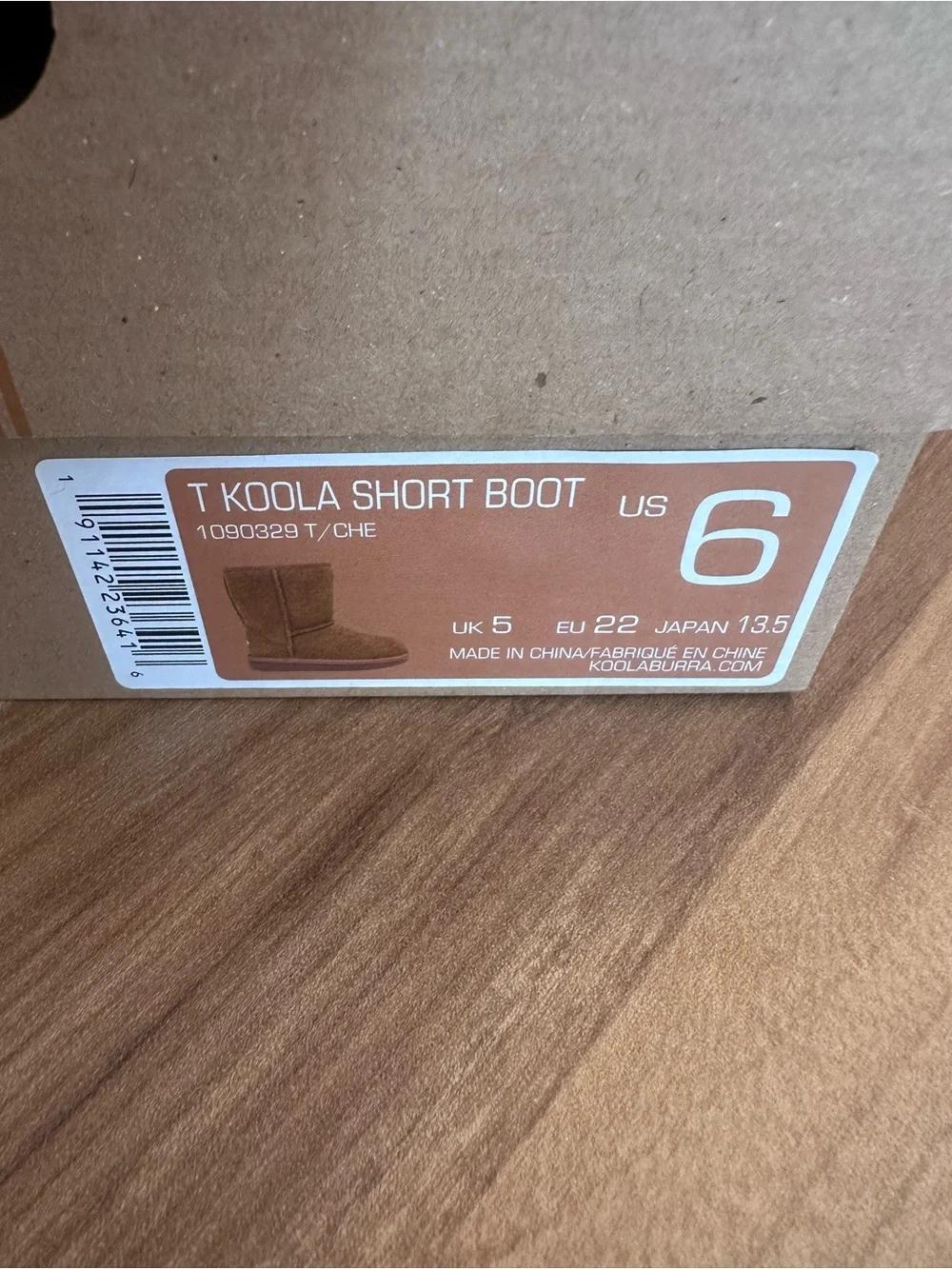Koolaburra by Ugg NEW Koola short boots chestnut brown toddler girls 6